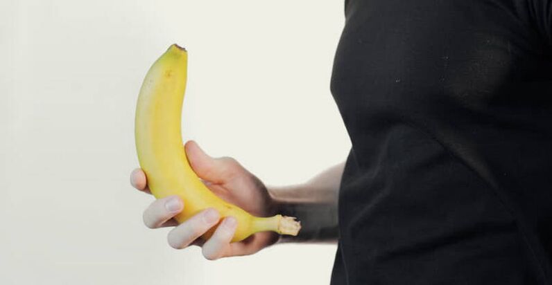 Massage fir Erliefnes Erweiderung mam Beispill vun enger Bananen